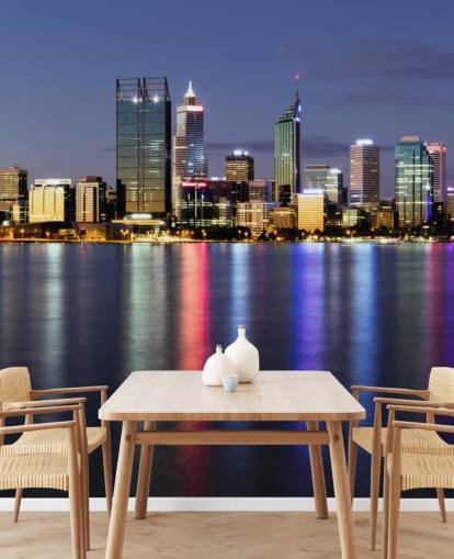 colourful lit up perth city scape wallpaper colourful lit up perth city scape wallpaper