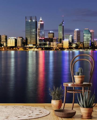 colourful lit up perth city scape wallpaper colourful lit up perth city scape wallpaper