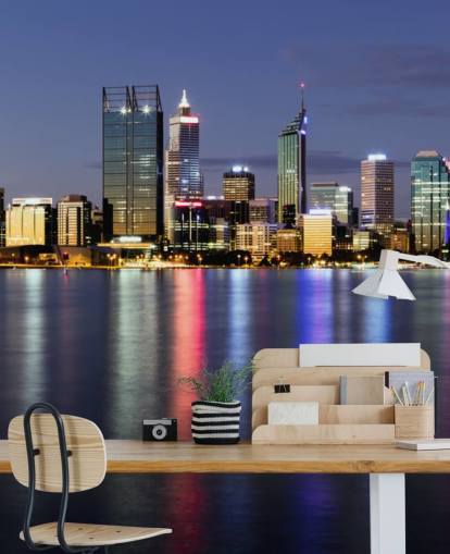colourful lit up perth city scape wallpaper colourful lit up perth city scape wallpaper