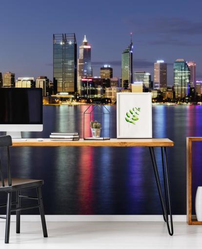 colourful lit up perth city scape wallpaper colourful lit up perth city scape wallpaper