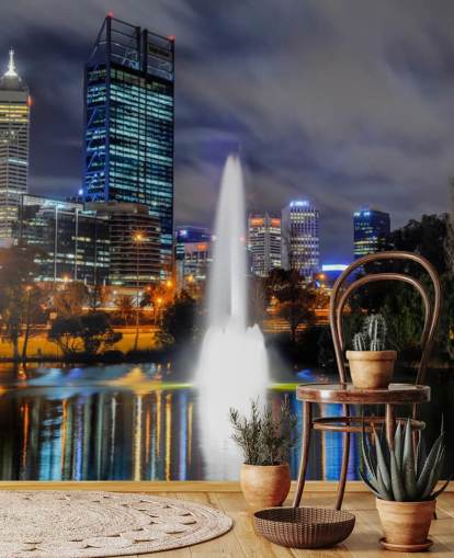 Skyline of Perth wallpaper