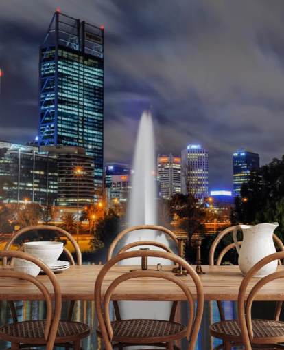 papel de parede Skyline of Perth papel de parede Skyline of Perth