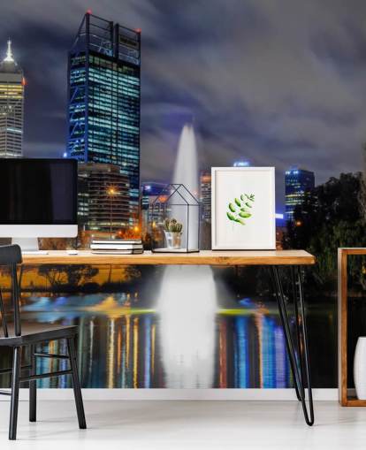 Skyline av Perth tapet Skyline av Perth tapet