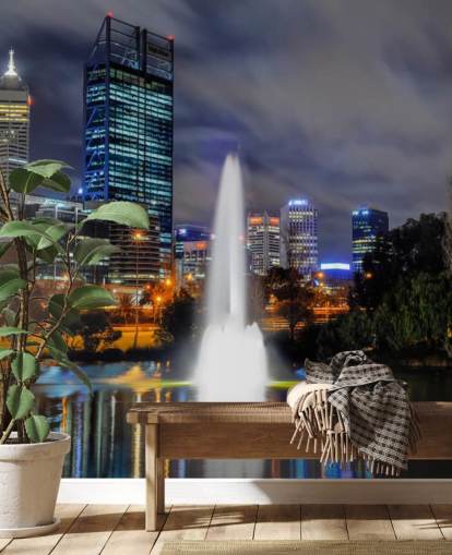 Skyline of Perth wallpaper