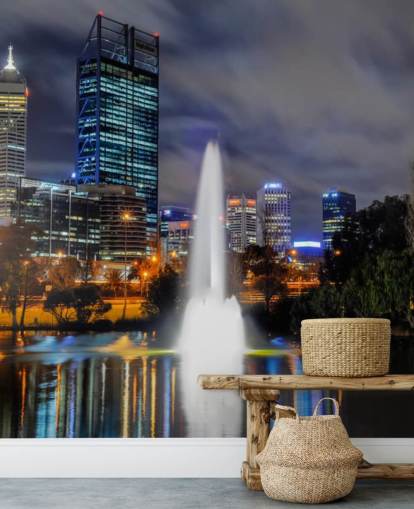 Skyline av Perth tapeter