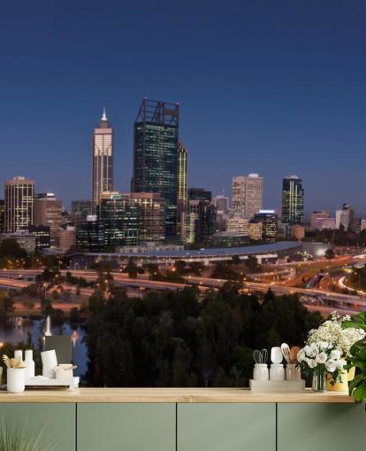 Perth panorama wallpaper