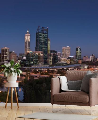Perth panorama wallpaper