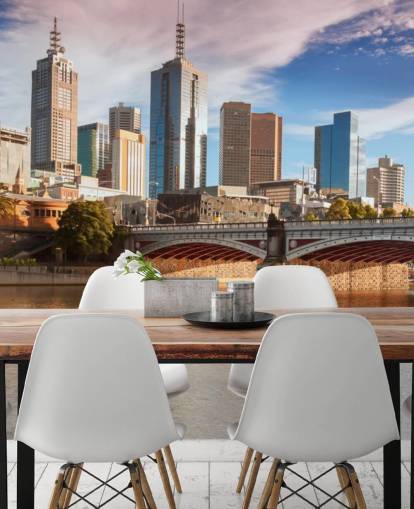 papel de parede da cidade australiana pelo rio