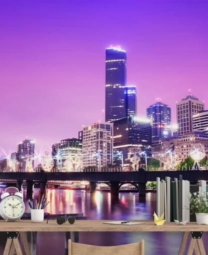Papel de Parede de Melbourne City at Night