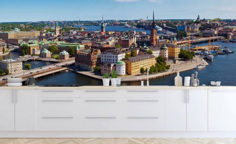 Stockholm Wallpaper & Wall Murals | Wallsauce AU