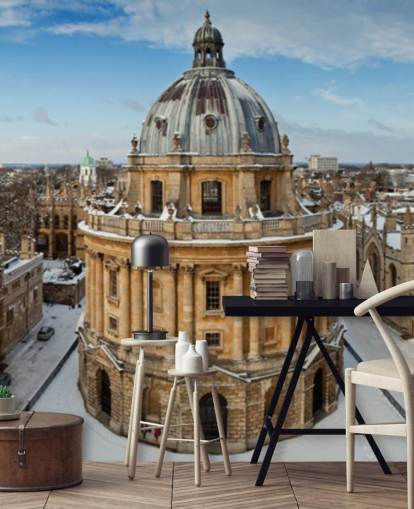 besneeuwd oxford behang besneeuwd oxford behang