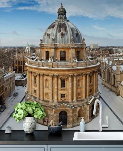 snøhvit oxford tapet