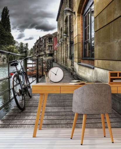 Fondo de pantalla de Bike By River