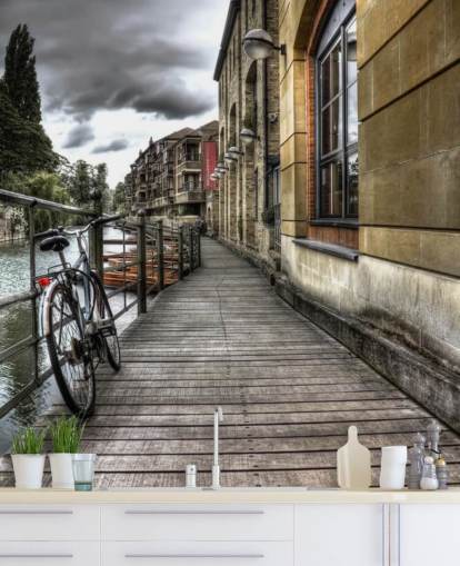 Fondo de pantalla de Bike By River