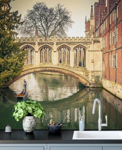 Brug over River, Cambridge Bridge Over River Wallpaper Brug over River, Cambridge Bridge Over River Wallpaper
