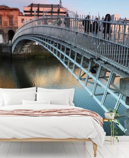 bridge in dublin wallpaper mural bridge in dublin wallpaper mural
