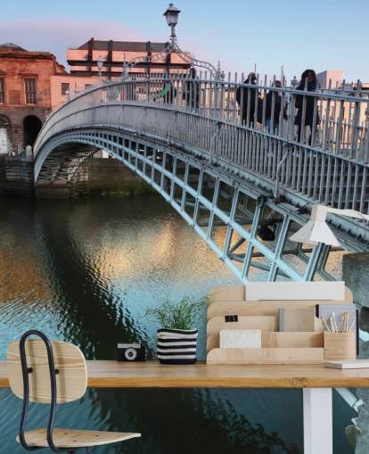 Papel pintado puente en dublín
