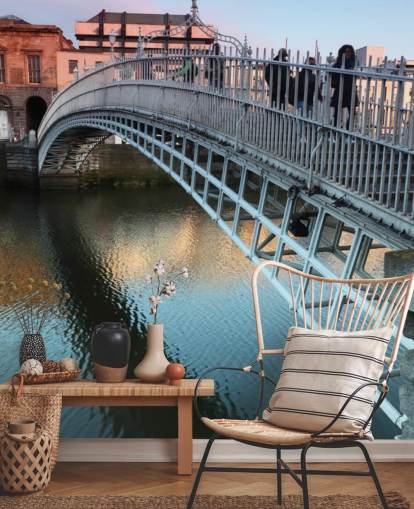 bro i Dublin tapet väggmålning