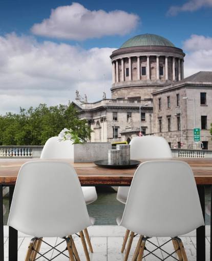 Hintergrundbild „Brücke in Dublin“