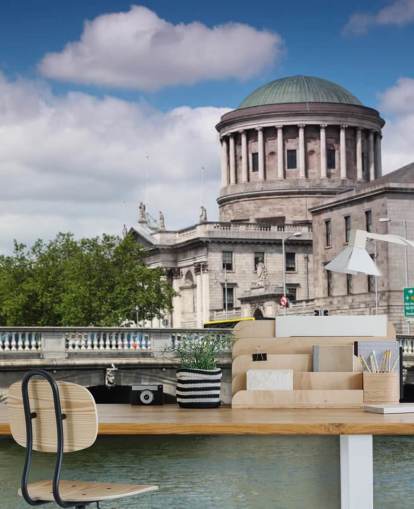 bridge in dublin behang