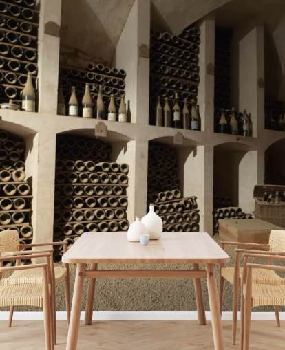 Mural de papel pintado Dusty Wine Cellar Mural de papel pintado Dusty Wine Cellar