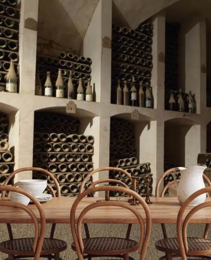 Dusty Wine Cellar Wallpaper Mural