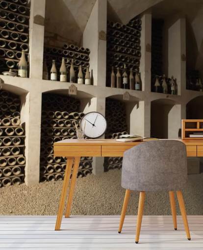 Mural de papel pintado Dusty Wine Cellar Mural de papel pintado Dusty Wine Cellar