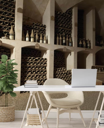 Dusty Wine Cellar Wallpaper Mural Dusty Wine Cellar Wallpaper Mural