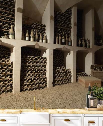 Dusty Wine Cellar Wallpaper Mural Dusty Wine Cellar Wallpaper Mural
