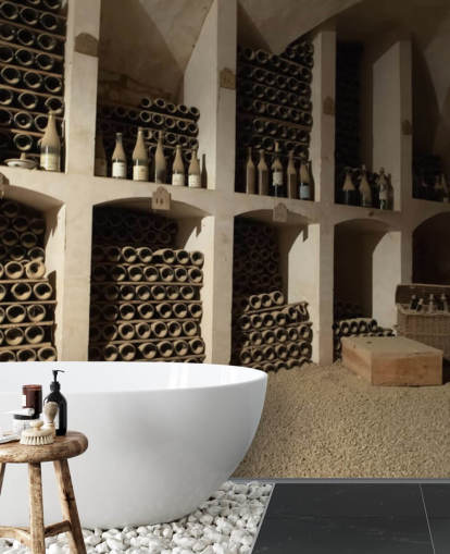 Papier peint mural Dusty Wine Cellar