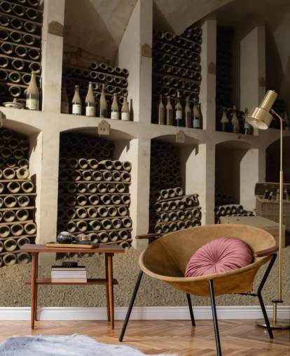 Dusty Wine Cellar Wallpaper Mural