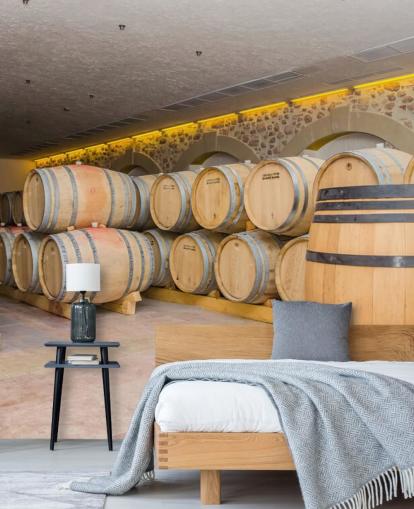 Mural de pared Barriles de vino