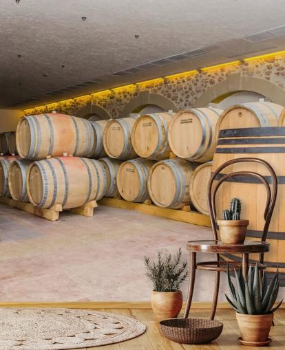 Mural de pared Barriles de vino