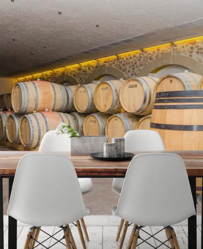 Mural de pared Barriles de vino