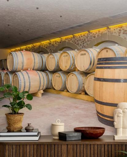 Mural de pared Barriles de vino