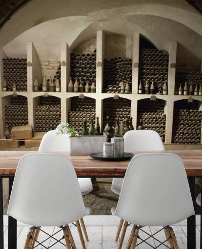 Rustikales 3D-Tapeten-Wandbild namens Grand Wine Cellar für Küchen, Bars und Weinkeller Rustikales 3D-Tapeten-Wandbild namens Grand Wine Cellar für Küchen, Bars und Weinkeller