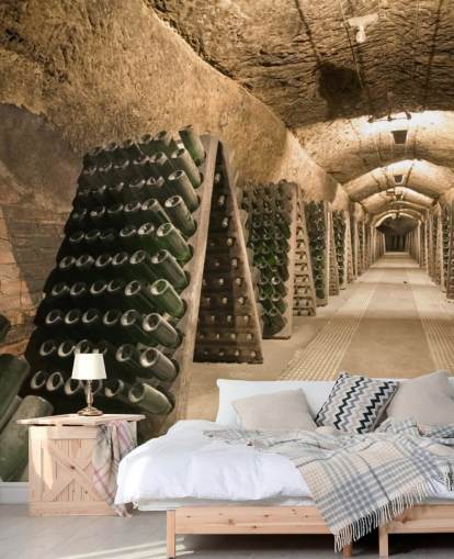 Papier Peint Fresque Cave à Vin