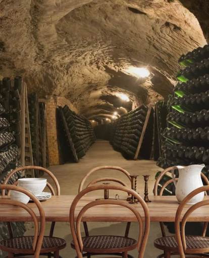 Fondo de pantalla de Long Cave Tunnel Wine Cellar
