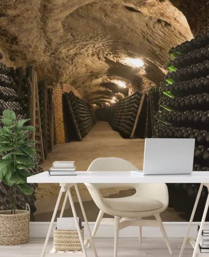 Fondo de pantalla de Long Cave Tunnel Wine Cellar