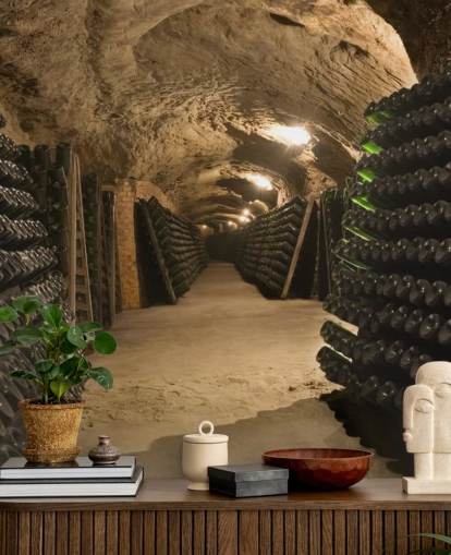 Fondo de pantalla de Long Cave Tunnel Wine Cellar