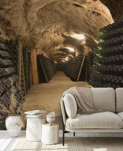 Fondo de pantalla de Long Cave Tunnel Wine Cellar Fondo de pantalla de Long Cave Tunnel Wine Cellar