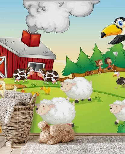 Sarjakuva Animal Farm Taustakuva