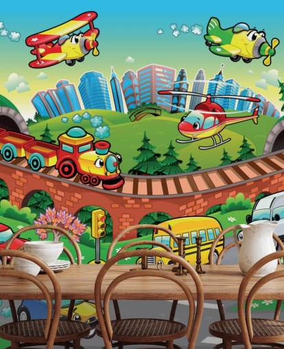 Cartoon Car Baggrund