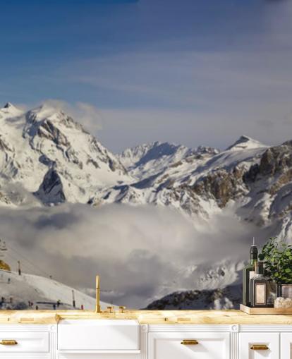 Decorazione murale con capanna da sci Courchevel