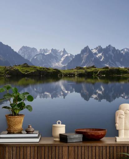 Decorazione murale con lago Snow Mountain