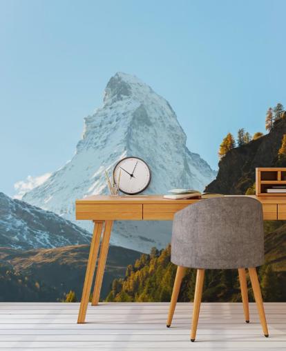 Swiss Mountain behang