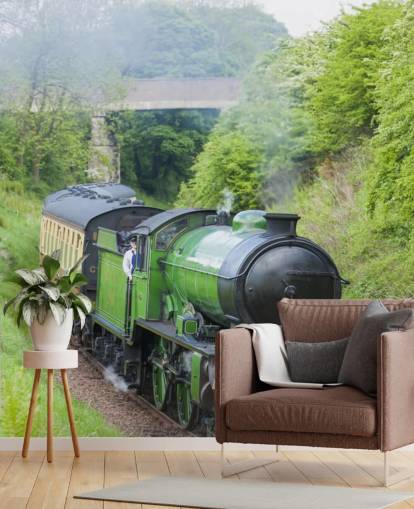 Steam Train Close Up Wallpaper