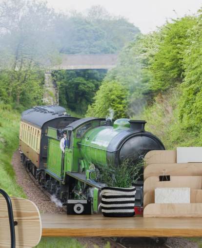 Papier Peint Train à Vapeur