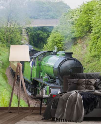 Steam tog Nærbilde Bakgrunn