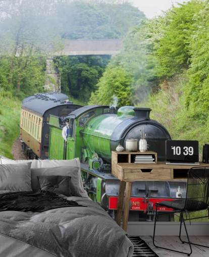 Steam Train Close Up Wallpaper